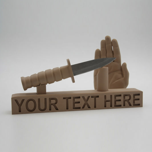 The Knife Hand Letter Opener
